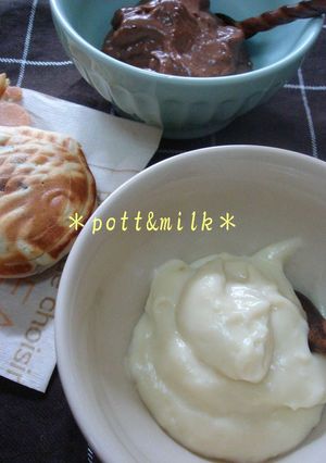 鯛焼き用☆カスタード＆チョコクリーム♪-レシピのメイン写真