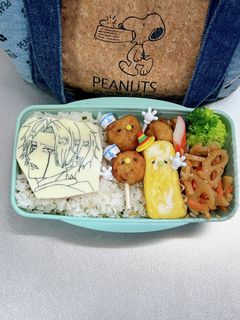 毎日高校男子弁当 マッシュル キャラ弁-レシピのメイン写真
