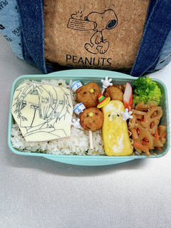毎日高校男子弁当 マッシュル キャラ弁-レシピのメイン写真