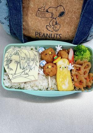 毎日高校男子弁当　マッシュル　キャラ弁-レシピのメイン写真