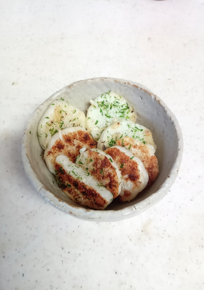 青のり風味の長イモ焼き-レシピのメイン写真