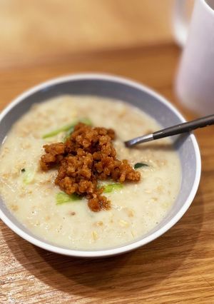 大豆ミートとオートミールの坦々風リゾット-レシピのメイン写真