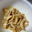 めっちゃ美味しい〜♪筍の煮物の天ぷら‼️