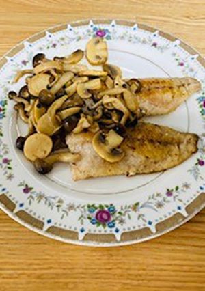 アジの食塩控えめソテーきのこソース-レシピのメイン写真