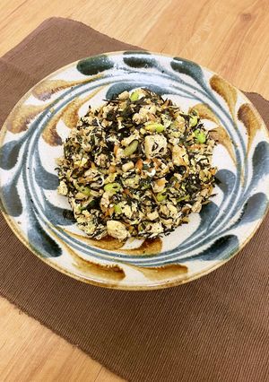ご飯のお供！具材たっぷり炒り豆腐-レシピのメイン写真