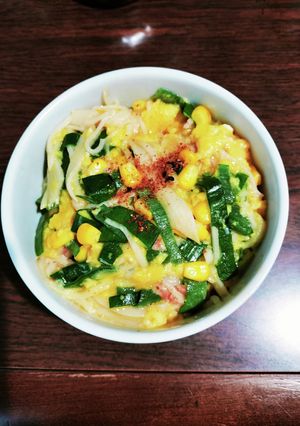 蟹玉&青ネギ餡丼ぶり-レシピのメイン写真