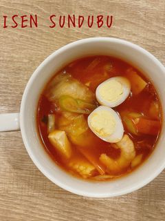 食べるスープ『海鮮スンドゥブ』-レシピのメイン写真