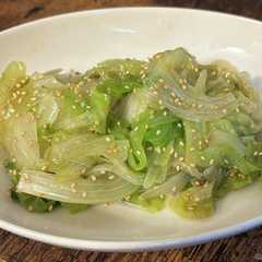 รูปของ 【電子レンジで簡単】レタスのナムル