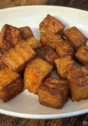 厚揚げのサイコロステーキ-レシピのメイン写真