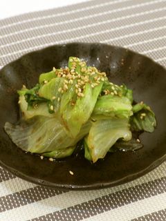 レタスの中華風おひたし-レシピのメイン写真