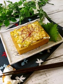 トースターで♪厚揚げのピリ辛ネギマヨ焼き-レシピのメイン写真