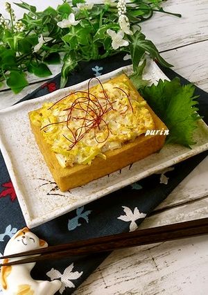 トースターで♪厚揚げのピリ辛ネギマヨ焼き-レシピのメイン写真