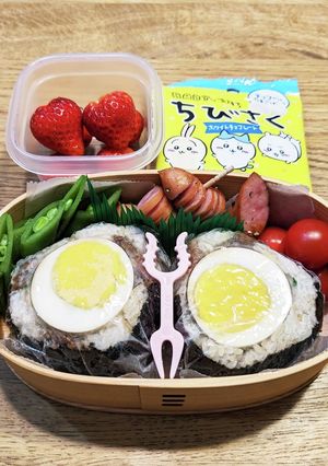 高2男子弁当！味玉焼き肉おにぎり♪14-レシピのメイン写真