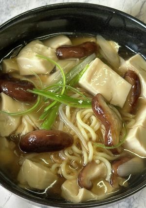 しいたけ豆腐あんかげもやし麺(身内専用)-レシピのメイン写真
