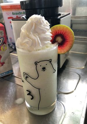 300円でメロンフラぺ♪-レシピのメイン写真