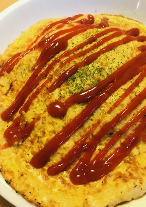 プレーンなオムレツ●とろろ玉子焼き-レシピのメイン写真