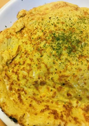 プレーンオムレツ●米粉＆とろろの玉子焼き-レシピのメイン写真