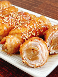 肉巻きメンマの照り焼き-レシピのメイン写真