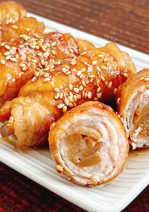 肉巻きメンマの照り焼き-レシピのメイン写真