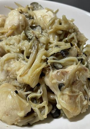 鶏胸肉ときのこの炒め物-レシピのメイン写真