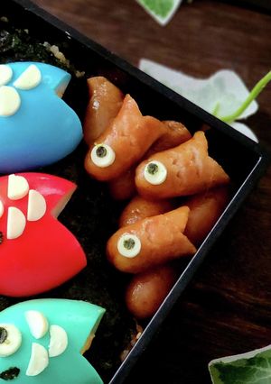 鱗はキッチンバサミで♪ウインナー鯉のぼり-レシピのメイン写真
