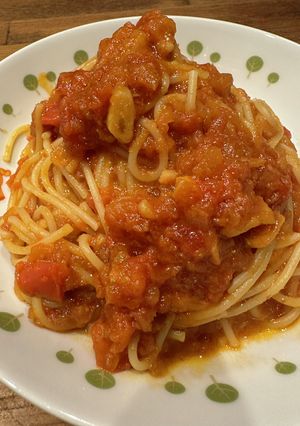 本気のトマトとニンニクのスパゲティ-レシピのメイン写真