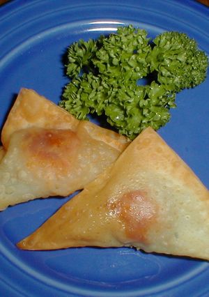 えびチリ三角揚げ-レシピのメイン写真