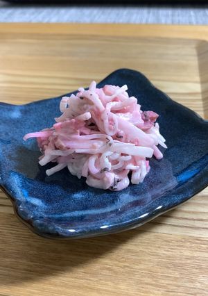 カリカリ梅マヨ大根サラダ-レシピのメイン写真