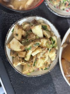 長芋皮ごと!梅おかか和え-レシピのメイン写真