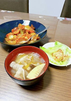 簡単!ハマる!具沢山中華スープ!-レシピのメイン写真