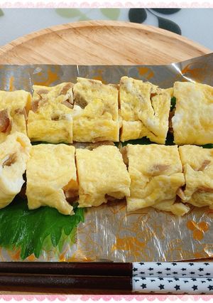 ♡♧メンマ入り卵焼き♧♡大葉入りも♡-レシピのメイン写真