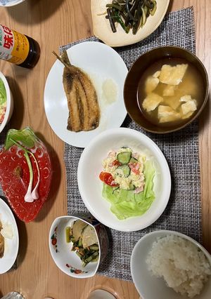 シニア74歳母の食卓5/1鰯の蒲焼-レシピのメイン写真