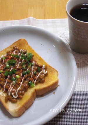 納豆マヨトースト☆-レシピのメイン写真