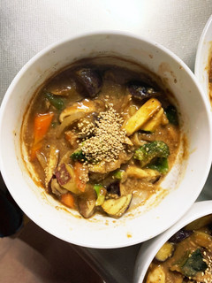 簡単きな粉魯肉飯味ツナ根菜茄子野菜炒め-レシピのメイン写真