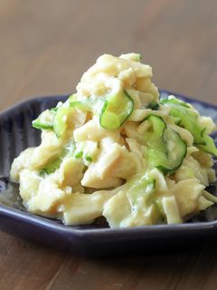 蒸し鶏ときゅうりの酢みそ和え-レシピのメイン写真