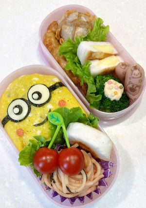 ミニオン弁当-レシピのメイン写真