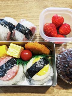 高2男子弁当!ポークソーセージサンド15-レシピのメイン写真