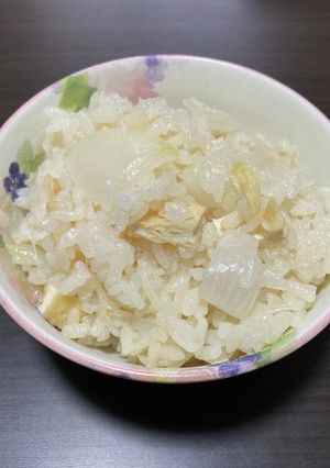 新玉ねぎの炊き込みご飯-レシピのメイン写真