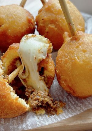 タコスミート入りチーズホットク風-レシピのメイン写真