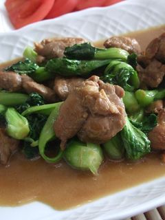 鶏肉と青梗菜のオイマヨ炒め-レシピのメイン写真