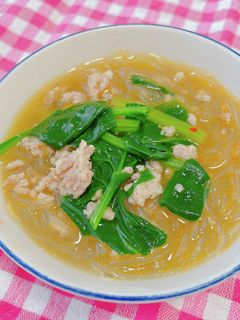 中華春雨スープ-レシピのメイン写真