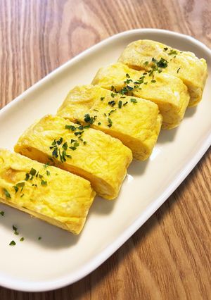 ふわふわ白だし卵焼き-レシピのメイン写真