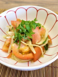 さっぱり♥トマトの梅和え-レシピのメイン写真