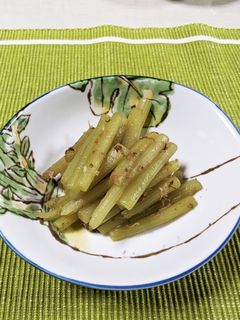 ふきの油炒めおかか和え-レシピのメイン写真