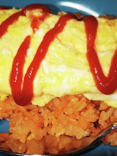 オムライス 5分で簡単 夜ご飯(^^)-レシピのメイン写真
