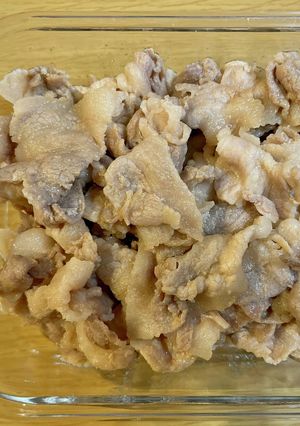 下味調理!豚バラ甘味噌炒め-レシピのメイン写真