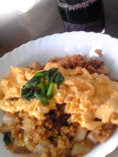 親子丼なオムライス♡-レシピのメイン写真