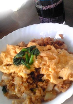 親子丼なオムライス♡-レシピのメイン写真