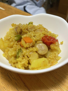 炊飯器で!和風?カレーピラフ-レシピのメイン写真