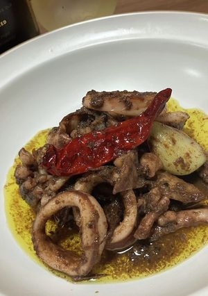 イカのワタ入りオリーブバターソテー-レシピのメイン写真